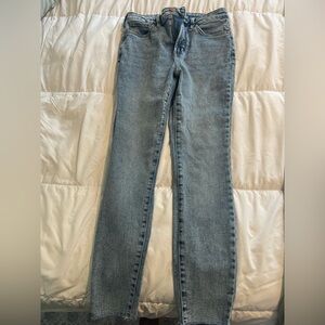 LC Lauren Conrad Blue Straight Leg Jeans